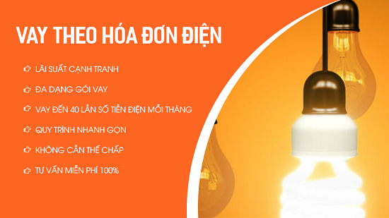 Vay tín chấp Hóa đơn tiền điện